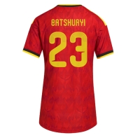 Camiseta Bélgica Michy Batshuayi #23 Primera Equipación Replica Mundial 2026 para mujer mangas cortas